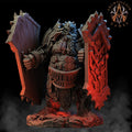 3D Printed Archvillain Games Magma Lords - Fire Giant Juggernaut 28mm 32mm D&D