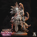 3D Printed Archvillain Games Old World Agama Rising - High Priest of Ziskal 28mm 32mm D&D