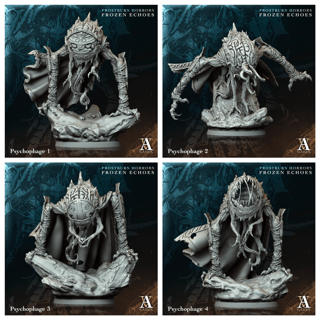 3D Printed Archvillain Games Psychophage Frostburn Horrors Frozen Echoes 28 32mm D&D