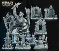 3D Printed Archvillain Games Sci-Fi Diorama The Star Vault 28 32mm D&D