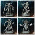 3D Printed Archvillain Games Skraeling Marauder Frostburn Horrors Frozen Echoes 28 32mm D&D