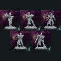 3D Printed Archvillain Games Sylvari Ascendants - Nulda Var El Voriel 28 32mm D&D