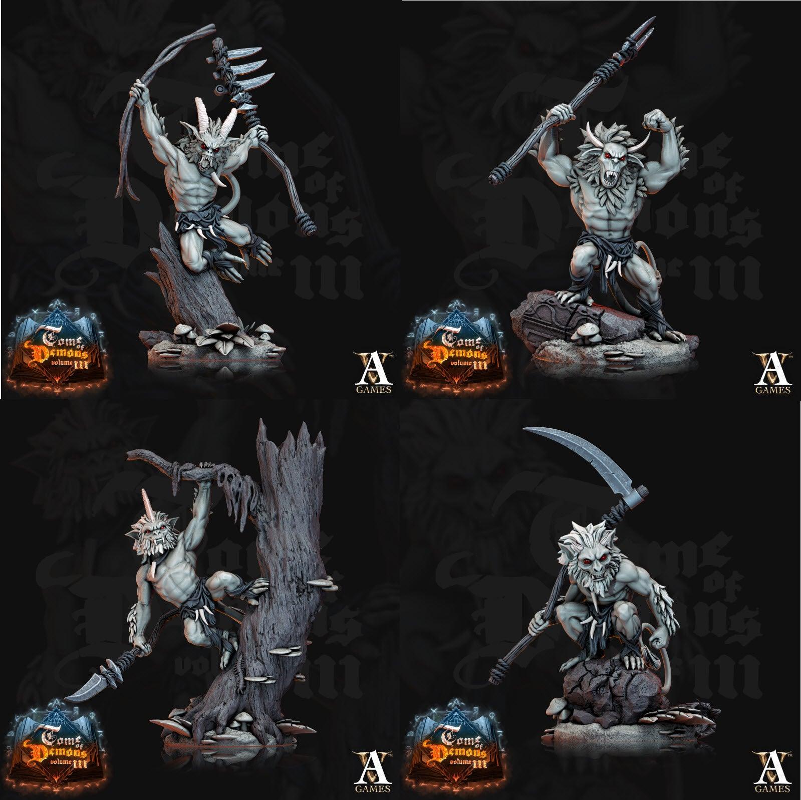 3D Printed Archvillain Games Teraton Quasits Tome of Demons 28 32mm D&D