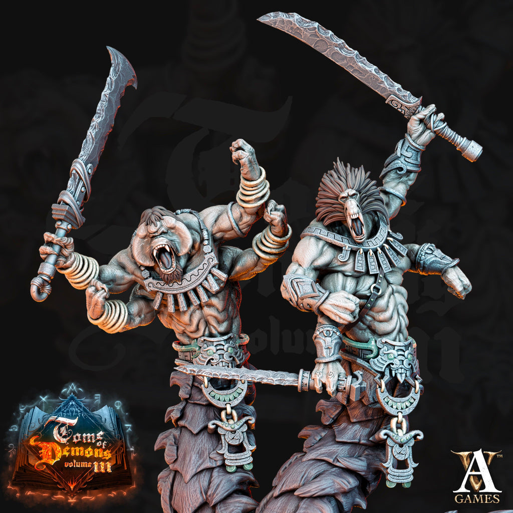 3D Printed Archvillain Games Teraton Tamareth Tome of Demons 28 32mm D&D