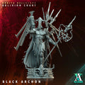 3D Printed Archvillain Games The Black Archon Orbita Hellscape Oblivion Court 28 32mm D&D