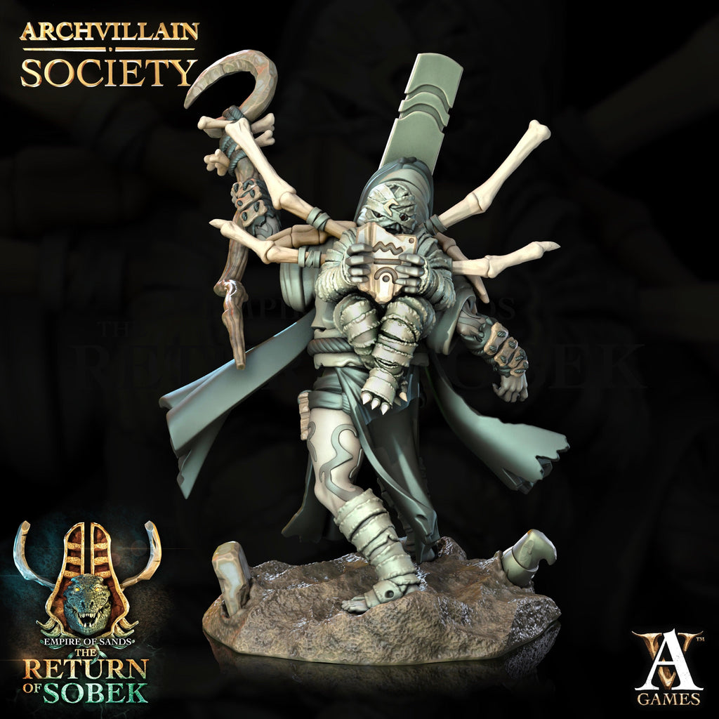 3D Printed Archvillain Games Tjaty - Shaman of the Black River Society Vol. XXIV  28 32mm D&D