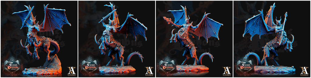 3D Printed Archvillain Games Tome of Demons Vol. 1 - Decataurs 28mm 32mm D&D