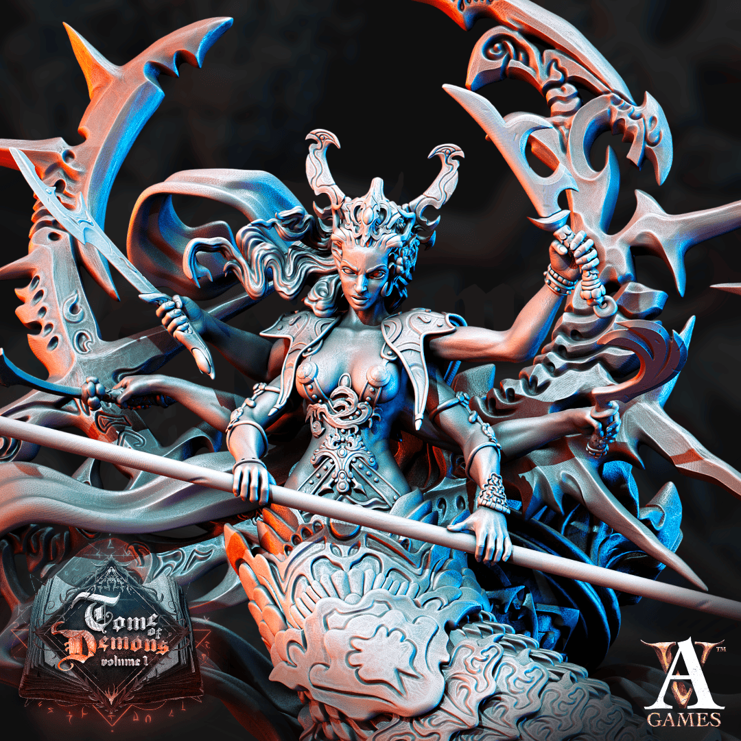 3D Printed Archvillain Games Tome of Demons Vol. 1 - Essetria 28mm 32mm D&D
