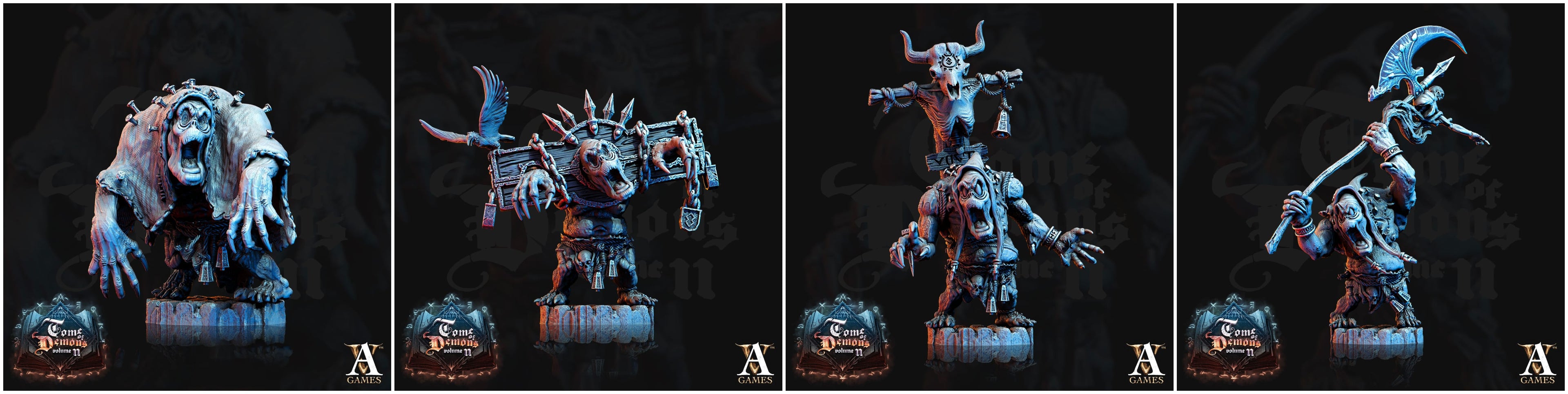 3D Printed Archvillain Games Tome of Demons Vol. II - Bodach 28mm 32mm D&D