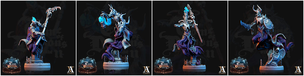 3D Printed Archvillain Games Tome of Demons Vol. II - Demonwraiths 28mm 32mm D&D