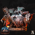 3D Printed Archvillain Games Tome of Demons Vol. II - Orcus 28mm 32mm D&D