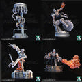 3D Printed Archvillain Games Trancended Lablumps - The Transcended 28 32mm D&D