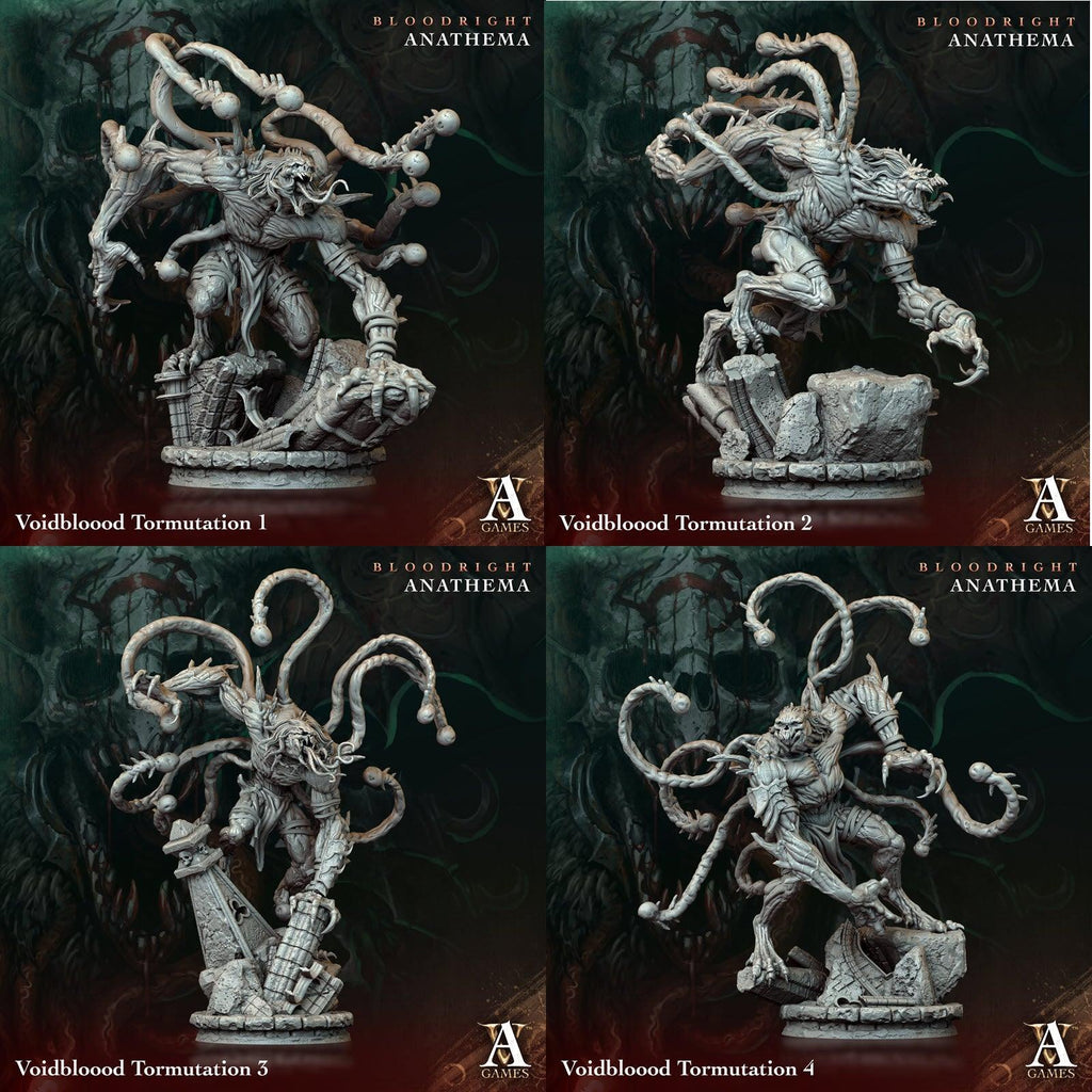 3D Printed Archvillain Games Voidbloood Tormutation Bloodright - Anathema 28 32mm D&D