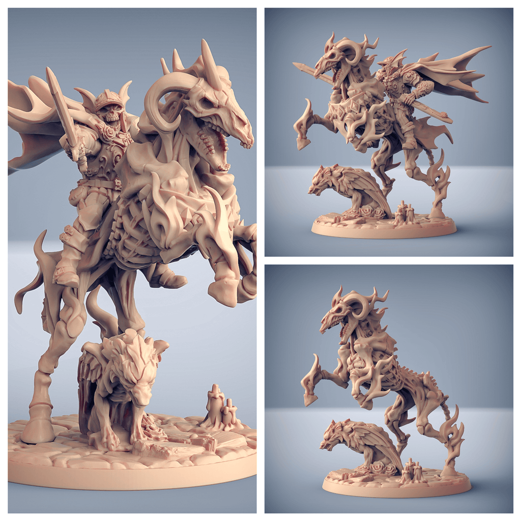 3D Printed Artisan Guild Azekiel the Nightmare Oldburg Fallen Ones 28mm 32mm