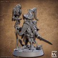 3D Printed Artisan Guild Baggo Elderleaf Deeproot Lurikeen Set 28mm 32mm