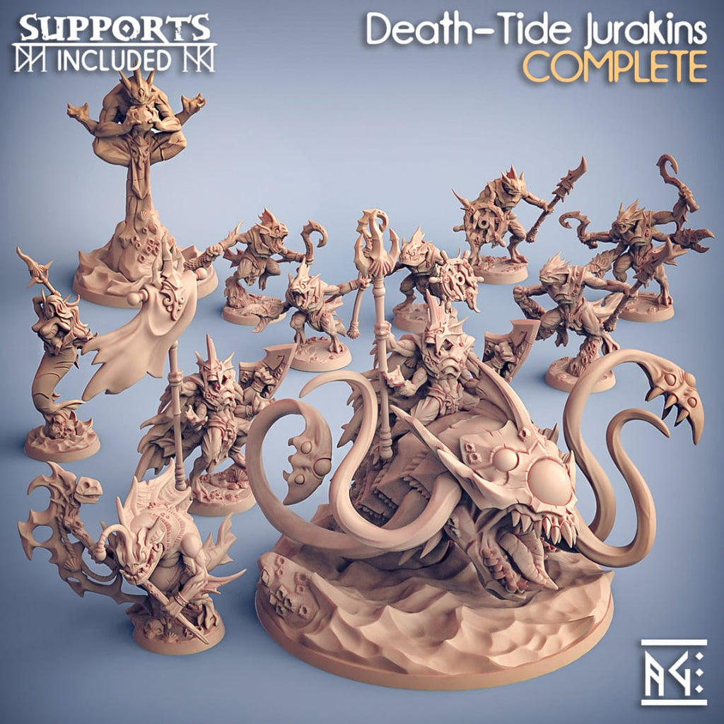 3D Printed Artisan Guild King Osteras The Chosen of Holmuran Death-Tide Jurakin 28mm 32mm