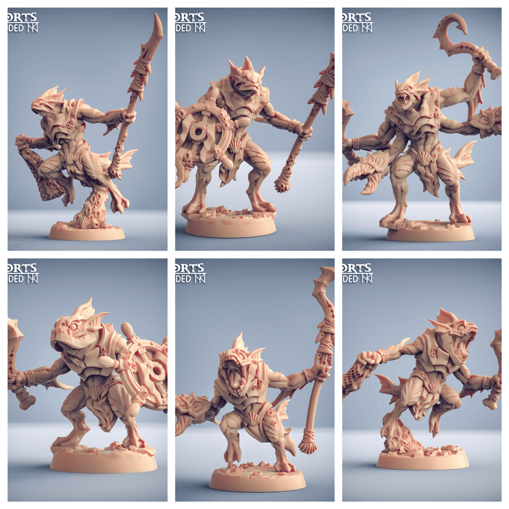 3D Printed Artisan Guild Death-Tide Jurakins Set Death-Tide Jurakin 28mm 32mm
