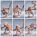 3D Printed Artisan Guild Death-Tide Jurakins Set Death-Tide Jurakin 28mm 32mm
