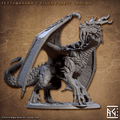 3D Printed Artisan Guild Feythornaax Elder Forest Dragon Deeproot Lurikeen Set 28mm 32mm