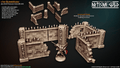 3D Printed Artisan Guild Graveyard Ruins The Bloodhunt 28mm 32mm
