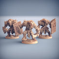 3D Printed Artisan Guild Great Goblin Thugs Set 28mm 32mm