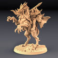 3D Printed Artisan Guild Gryphsteed and Warhorse Mounted Heroes Fighters Guild Set 28mm 32mm