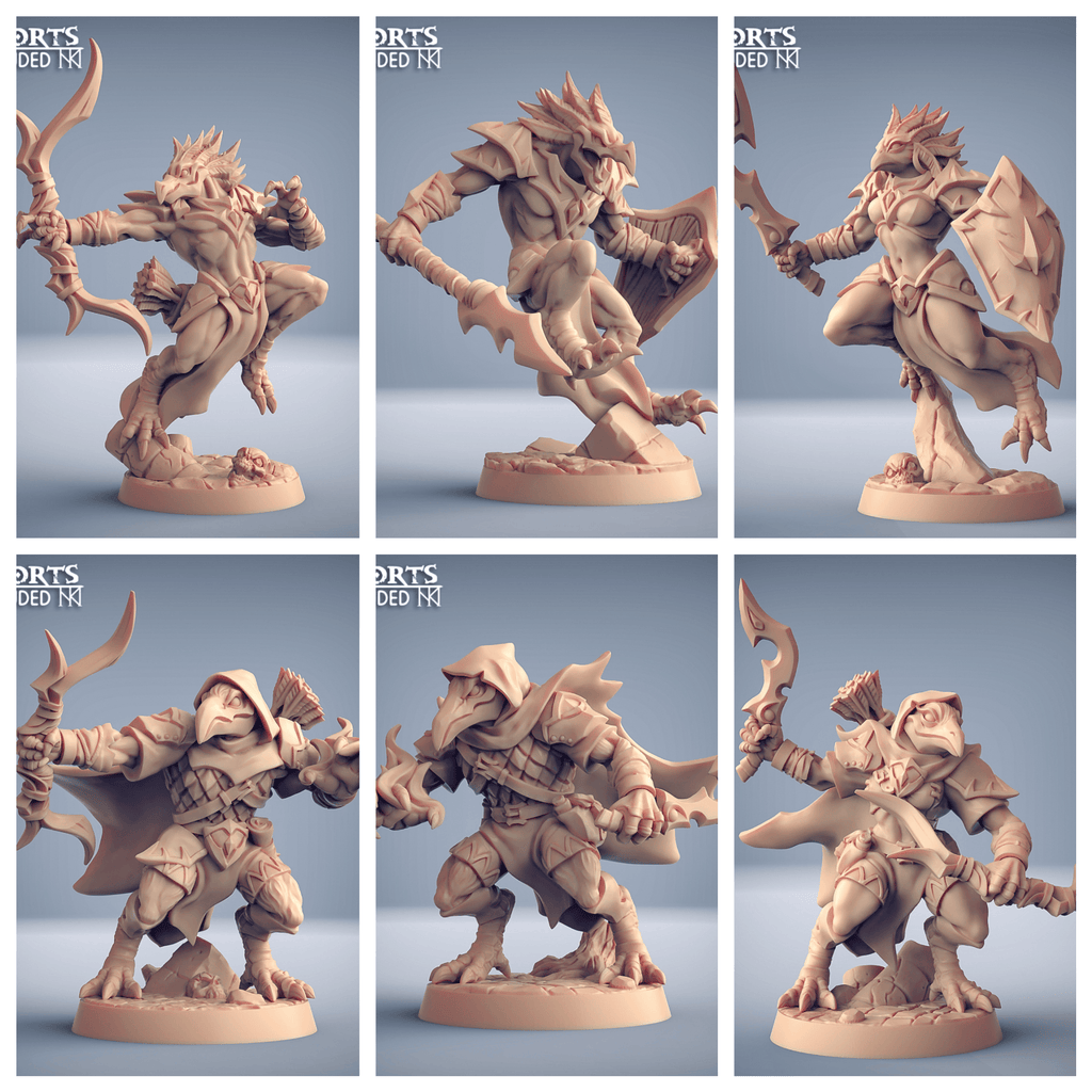 3D Printed Artisan Guild High Griphkins Set Eye Cult Gryphkin 28mm 32mm