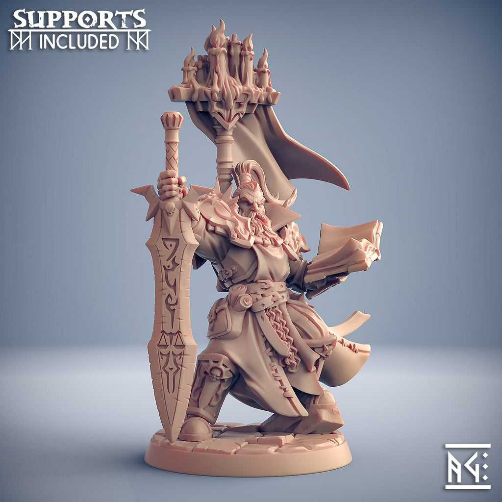 3D Printed Artisan Guild Lord Commander Casymir The Requien Brotherhood 28mm 32mm