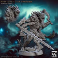 3D Printed Artisan Guild Makakuna Tide Champion Mirmidons of the Death Tide 28mm 32mm