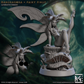 3D Printed Artisan Guild Mandragora Fairy Pinup Barkwraith Spriggans Set 28mm 32mm