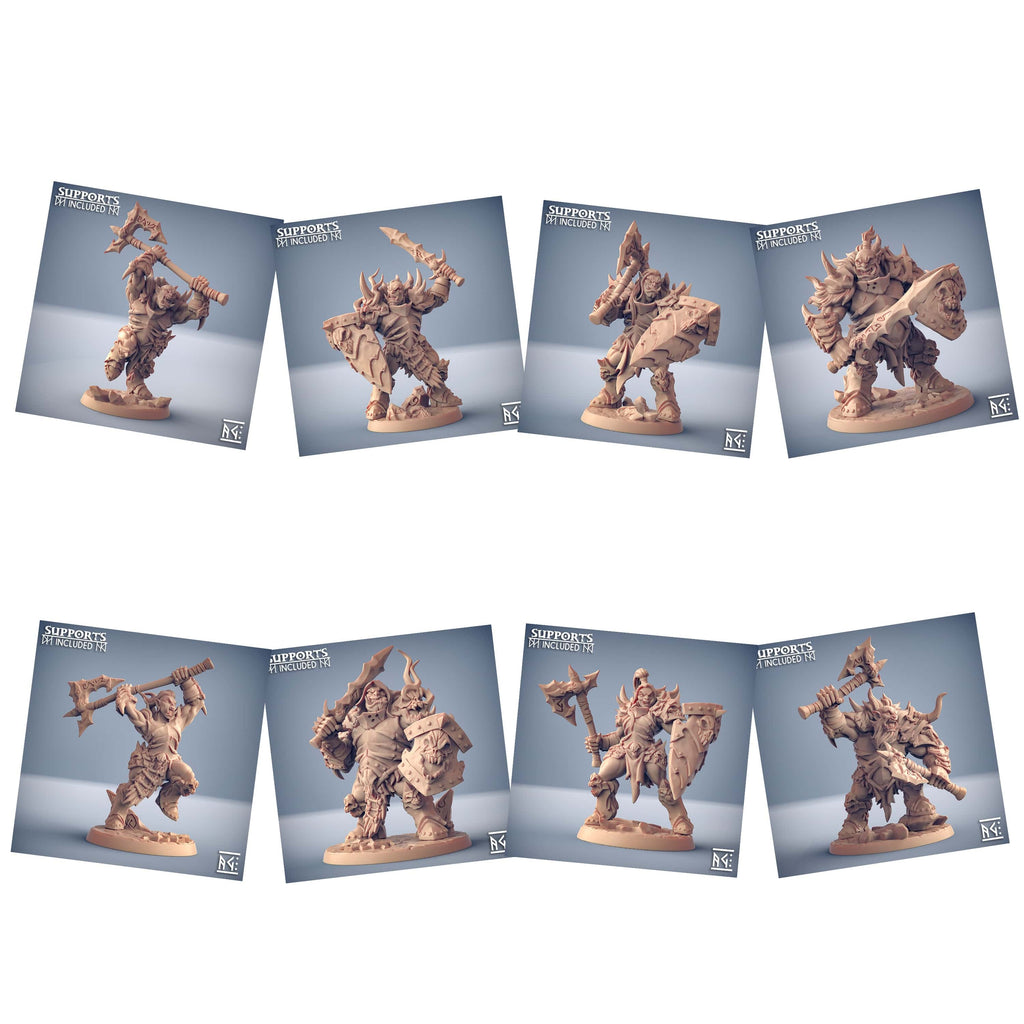 3D Printed Artisan Guild Modular Frostmetal Clan Frostmetal Clan 28mm 32mm