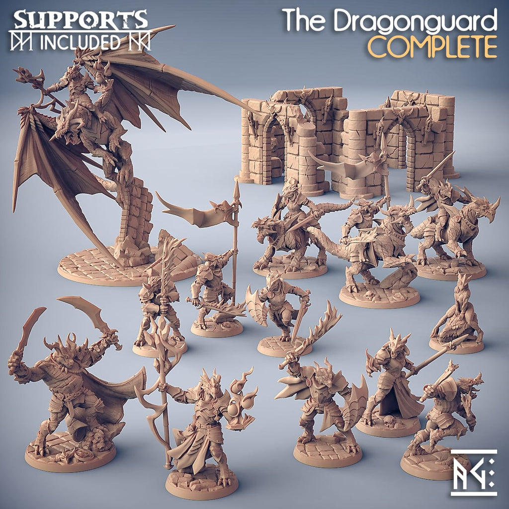 3D Printed Artisan Guild Ornithaax the Majestic The Dragonguard 28mm 32mm