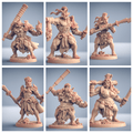 3D Printed Artisan Guild Oni Grunt Set Oni Clan 28mm 32mm