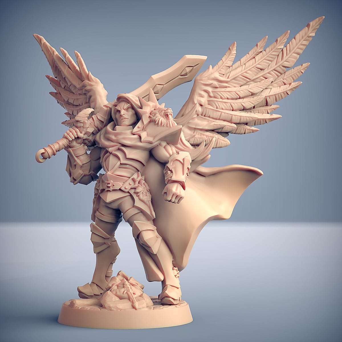 3D Printed Artisan Guild Sigfrido Dragonbane Fighters Guild Set 28mm 32mm