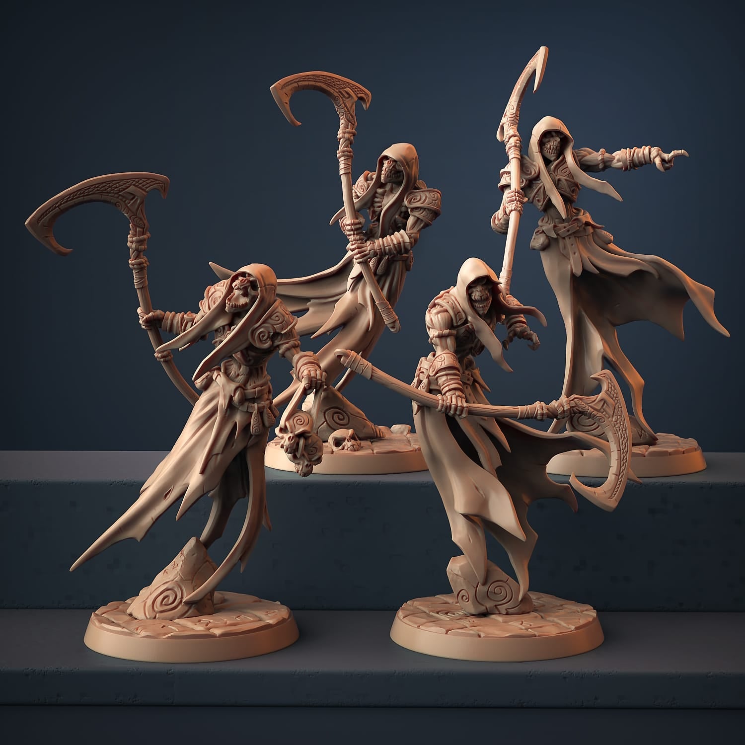3D Printed Artisan Guild Skutagaard Wraiths Darkness of the Lich Lord 28mm 32mm