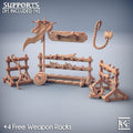 3D Printed Artisan Guild Standalone Weapons & Hands Maneaters Nagarots 28mm 32mm