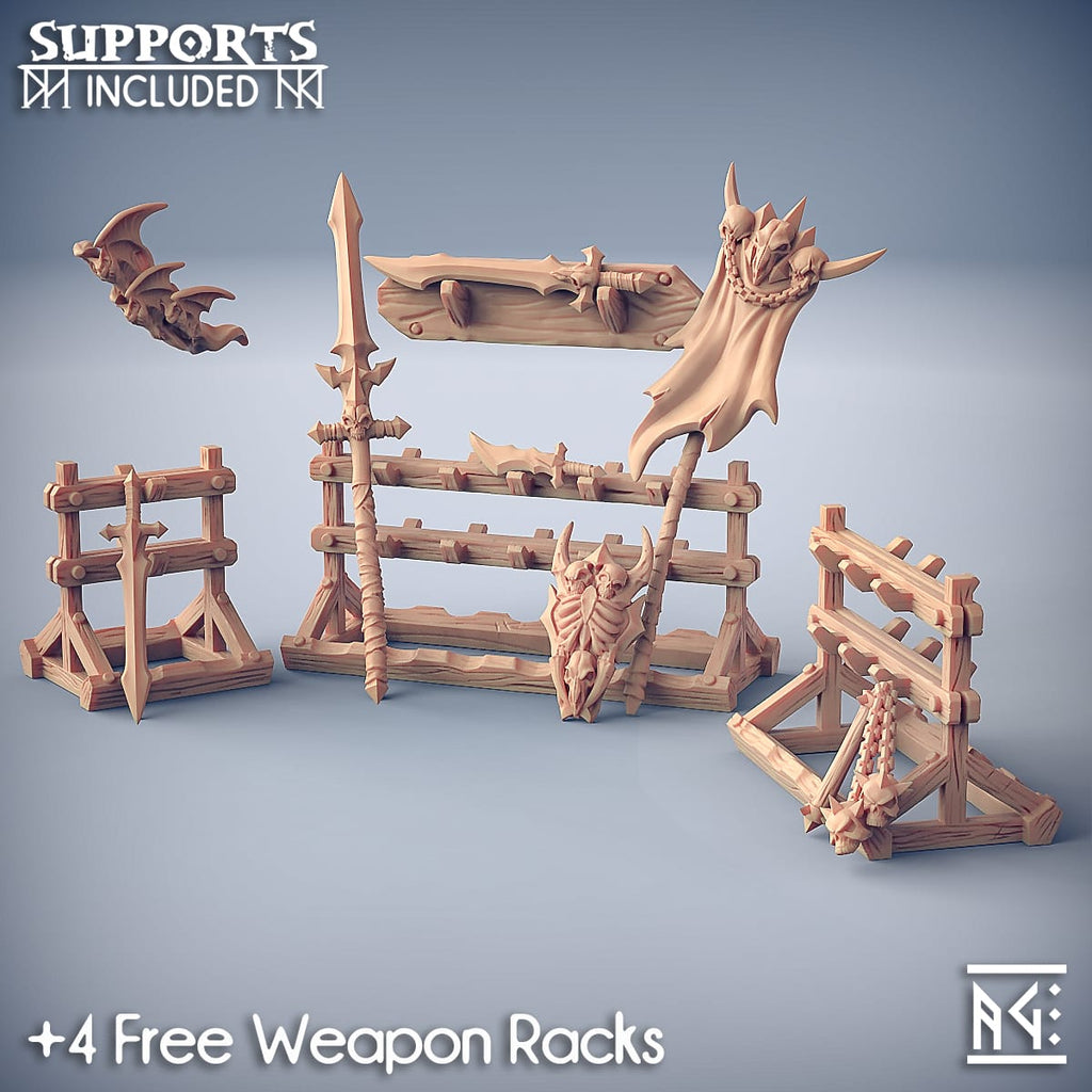 3D Printed Artisan Guild Standalone Weapons and Spells Soulless Vampires Set 28mm 32mm