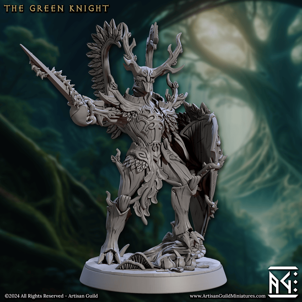 3D Printed Artisan Guild The Green Knight Barkwraith Spriggans Set 28mm 32mm
