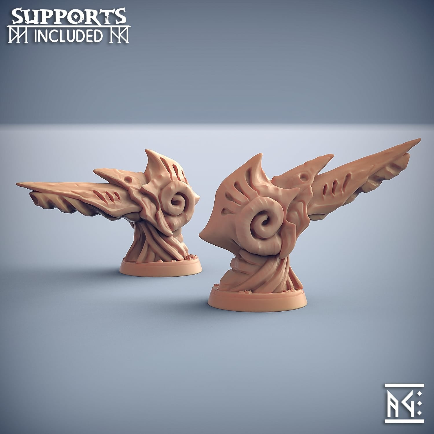 3D Printed Artisan Guild Triton Soulcannon Sunken Kingdom 28mm 32mm