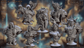 3D Printed Artisan Guild Wrath of the Malakim Bust Set 28mm 32mm