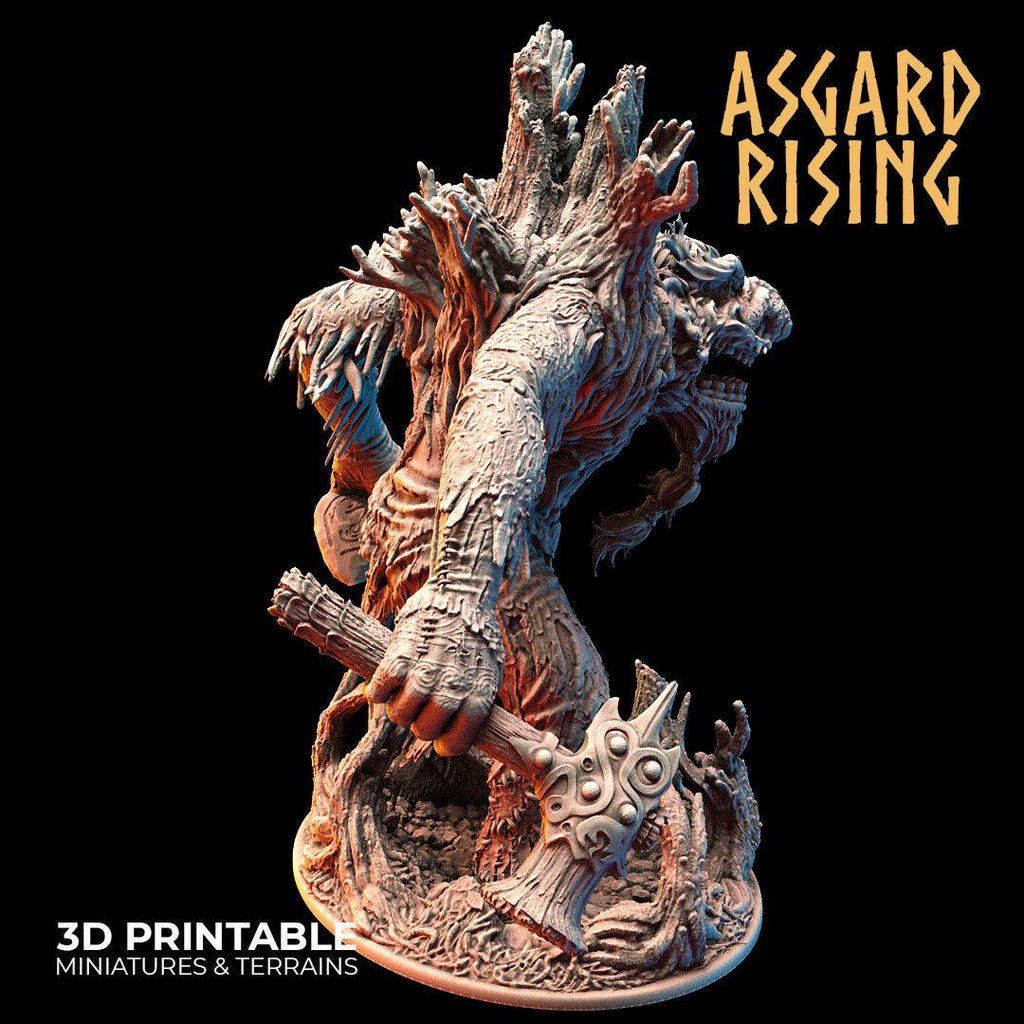 3D Printed Asgard Jontar the Mad 28 32 mm Wargaming DnD