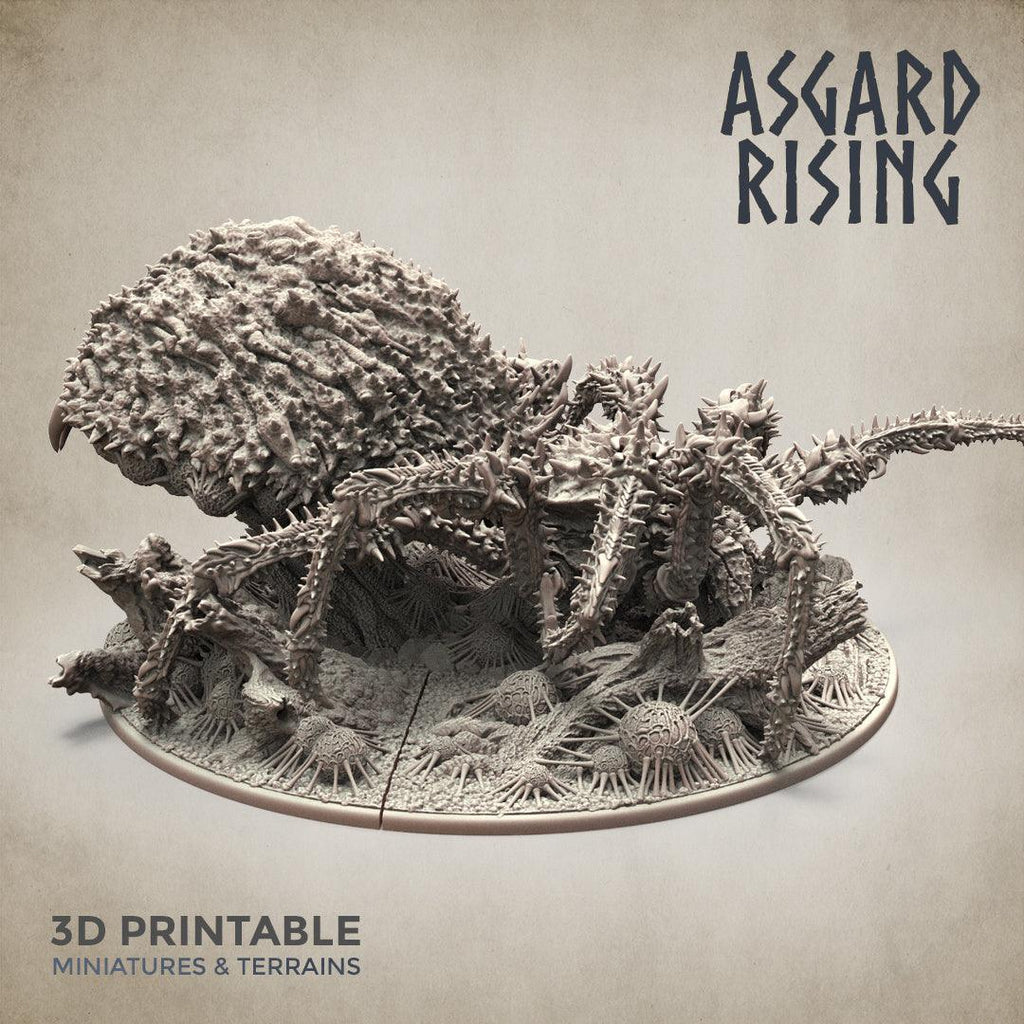 3D Printed Asgard Rising Ancient Spider Queen Gargantuan Model 32mm D&D
