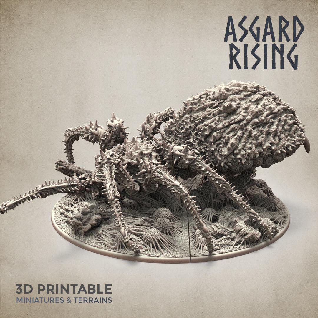 3D Printed Asgard Rising Ancient Spider Queen Gargantuan Model 32mm D&D