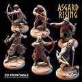 3D Printed Asgard Rising Bandit Deserters Bow Modular Warband 28mm - 32mm