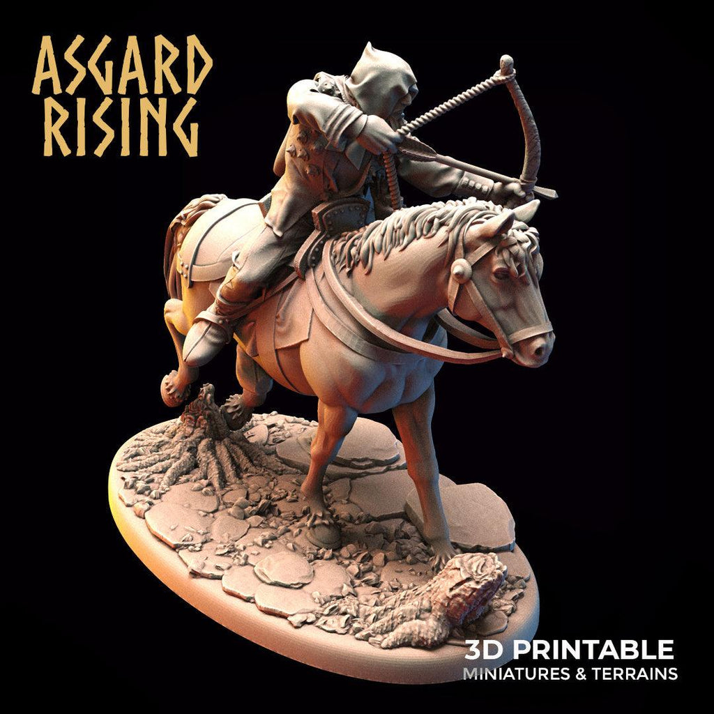 3D Printed Asgard Rising Bandit Riders Rogues Modular Warband 28mm - 32mm