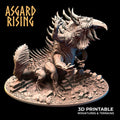 3D Printed Asgard Rising Basilisk #2 King of Serpents - 32mm D&D