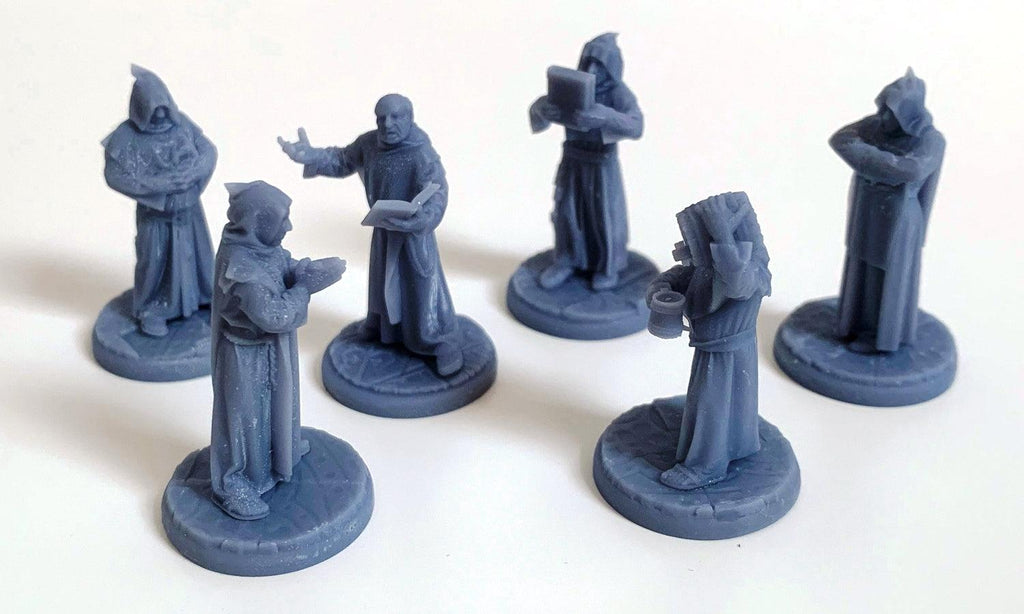 3D Printed Asgard Rising Brother Monks Set 28mm - 32mm Ragnarok D&D