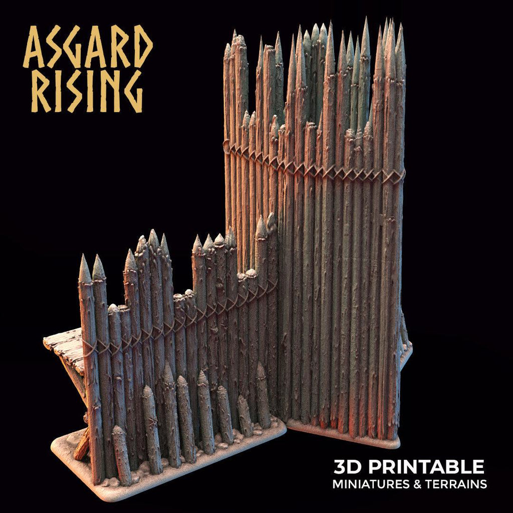 3D Printed Asgard Rising Defense Tower 28mm - 32mm Ragnarok D&D