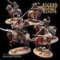 3D Printed Asgard Rising Draugr - Undead Skeleton Fallen Knights Set 28mm - 32mm