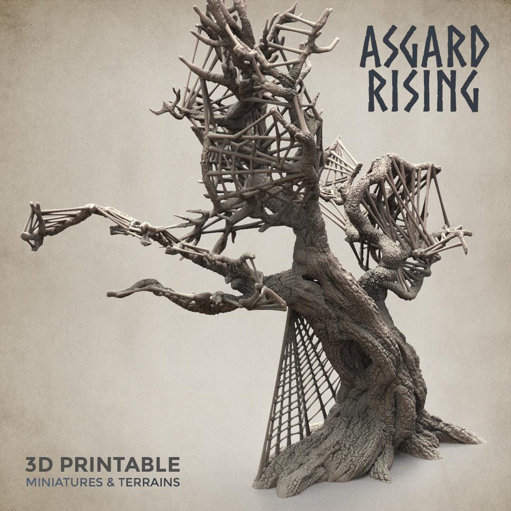 3D Printed Asgard Rising Dry Spider Forest Modular Set 32mm Ragnarok D&D